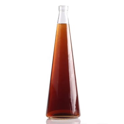 Bouteille conique en flacon Erlenmeyer de 75 cl Bouteille en verre au fond mince conçue pour la tequila