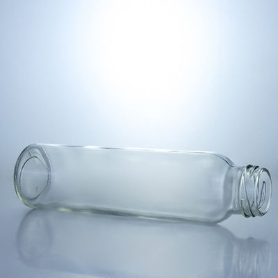 250ml 320ml 500ml 750ml 1L Clear Milk Juice Water Bouteille en verre avec bouchon à vis personnalisé
