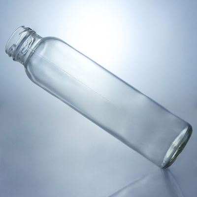 250ml 320ml 500ml 750ml 1L Clear Milk Juice Water Bouteille en verre avec bouchon à vis personnalisé