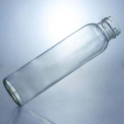 250ml 320ml 500ml 750ml 1L Clear Milk Juice Water Bouteille en verre avec bouchon à vis personnalisé