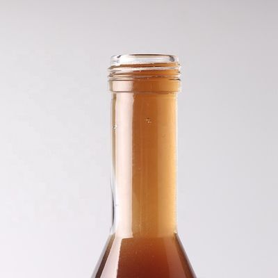 Matériau du corps Bouteille transparente en verre faite à la main Bouteille transparente en verre