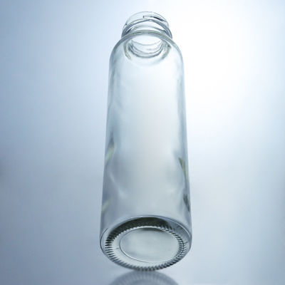 250ml 320ml 500ml 750ml 1L Clear Milk Juice Water Bouteille en verre avec bouchon à vis personnalisé