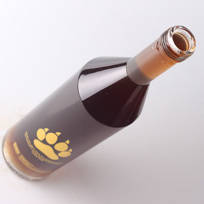 Matériau du corps Bouteille transparente en verre faite à la main Bouteille transparente en verre