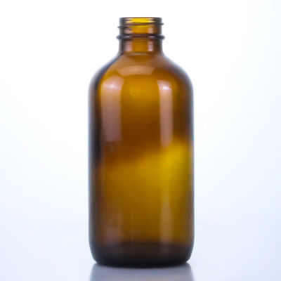 Bouteille de bière en verre vide de 350 ml avec écran en soie et estampage à chaud