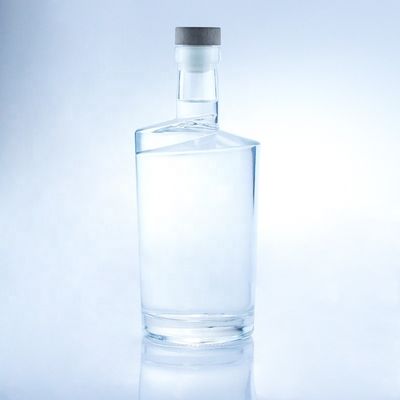 Matériau du collier 750 ml bouteilles en verre en forme de torsion pour le nettoyage ou la personnalisation
