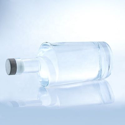 Matériau du collier 750 ml bouteilles en verre en forme de torsion pour le nettoyage ou la personnalisation