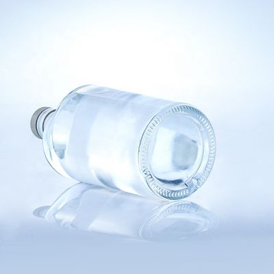 Matériau du collier 750 ml bouteilles en verre en forme de torsion pour le nettoyage ou la personnalisation