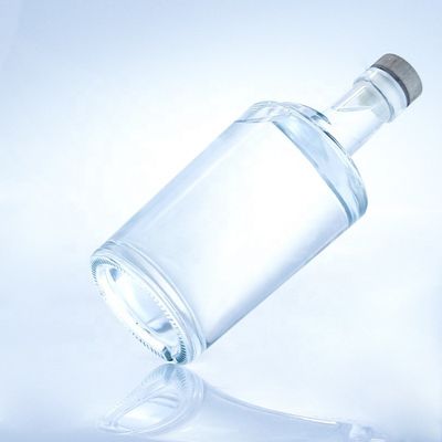 Matériau du collier 750 ml bouteilles en verre en forme de torsion pour le nettoyage ou la personnalisation