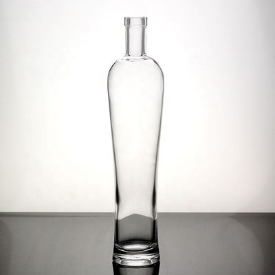 Impression à écran Distinctive Bouteille haute mince Bouteille de verre longue Bouteille de vodka 500 ml 750 ml