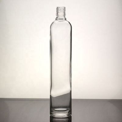 Impression à écran Distinctive Bouteille haute mince Bouteille de verre longue Bouteille de vodka 500 ml 750 ml