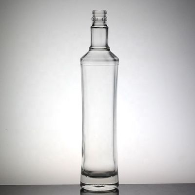 Impression à écran Distinctive Bouteille haute mince Bouteille de verre longue Bouteille de vodka 500 ml 750 ml