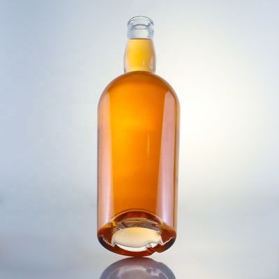Collier en verre 750 ml 700 ml Bouteille ronde pour la vente de boissons