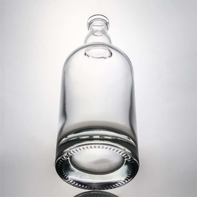 Bouteille en verre de flint de 500 ml, 700 ml et 1000 ml, en forme ronde, avec liège pour les autres boissons
