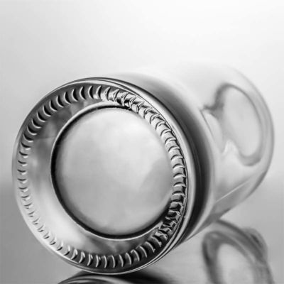 Bouteille en verre de flint de 500 ml, 700 ml et 1000 ml, en forme ronde, avec liège pour les autres boissons