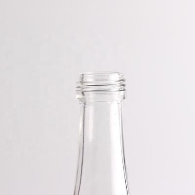 Couleur de la bouteille Super Flint Glass 750 ml Bouteille en verre jus avec couvercle en aluminium