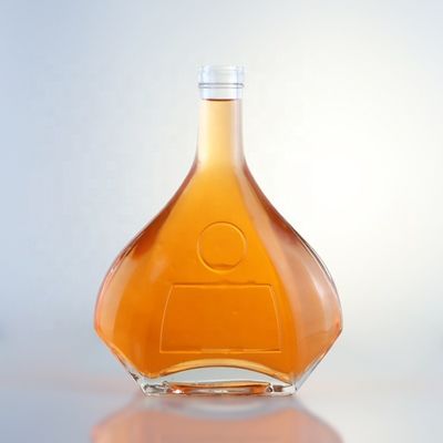 Bouteilles en verre de champagne de 1L avec sérigraphie décale et scellés en liège option personnalisée