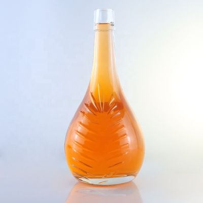 Bouteilles en verre de champagne de 1L avec sérigraphie décale et scellés en liège option personnalisée