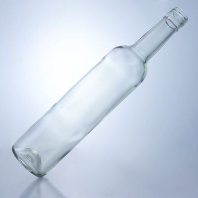 600 ml 750 ml 1000 ml Forme ronde Bouteilles en verre à col long vide Pour le gin et le rhum