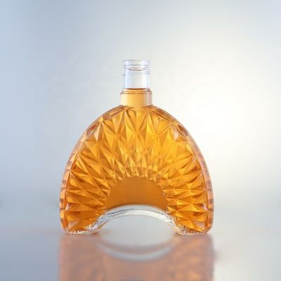 Bouteilles en verre de champagne de 1L avec sérigraphie décale et scellés en liège option personnalisée