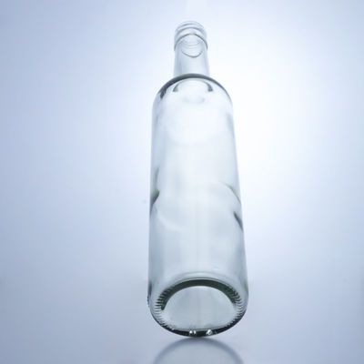 600 ml 750 ml 1000 ml Forme ronde Bouteilles en verre à col long vide Pour le gin et le rhum