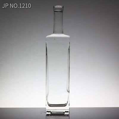 Super Flint Bouteille Bouteille de verre cristallin de cognac avec bouchon à vis pour vos besoins