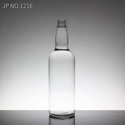 Super Flint Bouteille Bouteille de verre cristallin de cognac avec bouchon à vis pour vos besoins