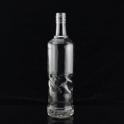Bouteille en verre à bouchon à vis spécialement conçue pour la tequila de luxe dans l'industrie