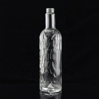 Bouteille en verre à bouchon à vis spécialement conçue pour la tequila de luxe dans l'industrie