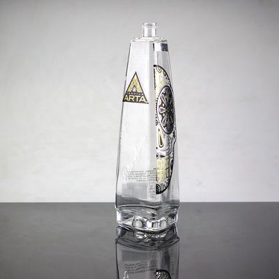 Bouteille pour éteindre la soif avec sérigraphie et 750 ml de verre