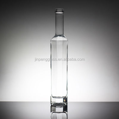 Flint Acid Etch Bouteilles en verre de forme unique pour le rhum Liquor Brandy Whisky Vodka Tequila