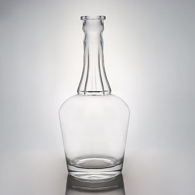 500 ml 700 ml 750 ml 1000 ml Bouteille de vin blanc en verre vide à col long avec une grande durabilité