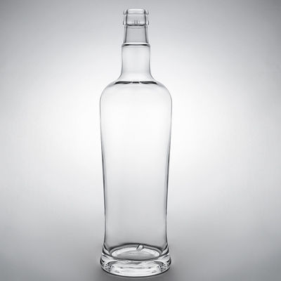 500 ml 700 ml 750 ml 1000 ml Bouteille de vin blanc en verre vide à col long avec une grande durabilité