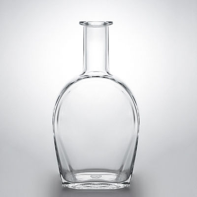 500 ml 700 ml 750 ml 1000 ml Bouteille de vin blanc en verre vide à col long avec une grande durabilité