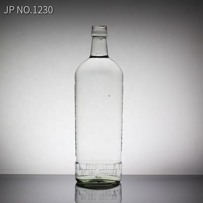 Bouteille en verre d'eau minérale de 750 ml avec bouchon à vis type de scellement pour l'eau bénite