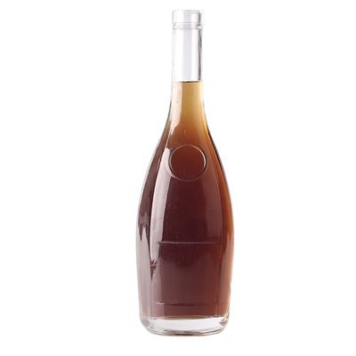 375 ml de bouteille en verre en forme de goutte à goutte en forme de larme en forme de gin et de rhum avec bouchon pour alcool