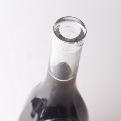 375 ml de bouteille en verre en forme de goutte à goutte en forme de larme en forme de gin et de rhum avec bouchon pour alcool