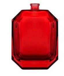 Bouteille de spray mat carré unique en verre 30 ml Bouteille de parfum glacé de luxe 50 ml