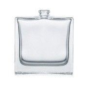 Bouteille de spray mat carré unique en verre 30 ml Bouteille de parfum glacé de luxe 50 ml