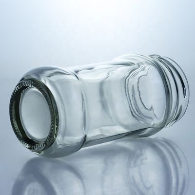 Bouteille de stockage de confiture de miel en verre transparent avec couvercle à joint métallique de 25 ml à 1000 ml