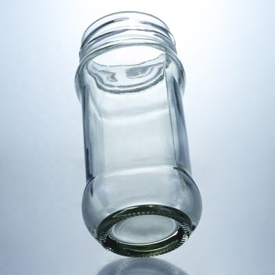 Bouteille de stockage de confiture de miel en verre transparent avec couvercle à joint métallique de 25 ml à 1000 ml