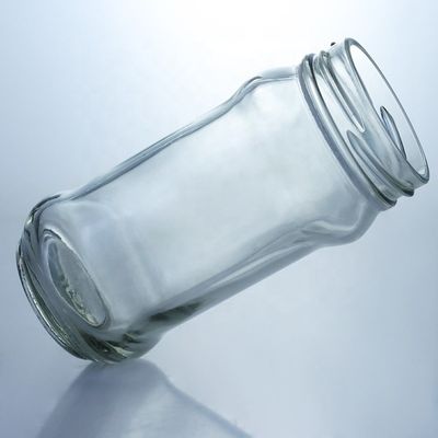 Bouteille de stockage de confiture de miel en verre transparent avec couvercle à joint métallique de 25 ml à 1000 ml