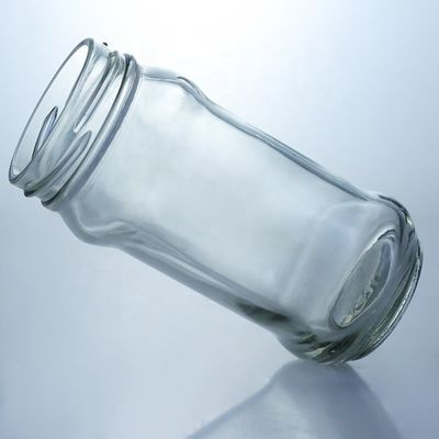 Bouteille de stockage de confiture de miel en verre transparent avec couvercle à joint métallique de 25 ml à 1000 ml