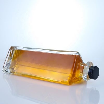 Matériau du collier verre vide 750 ml bouteille de vin en verre avec finition en liège