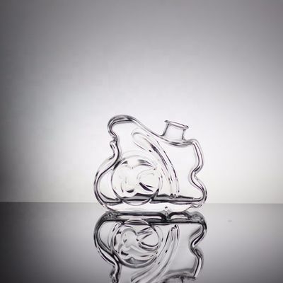 Bouteille en verre de parfum de fantaisie Logo acceptable avec bouteille vide de forme personnalisée