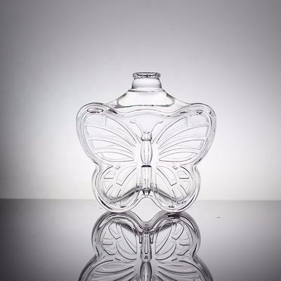 Bouteille en verre de parfum de fantaisie Logo acceptable avec bouteille vide de forme personnalisée