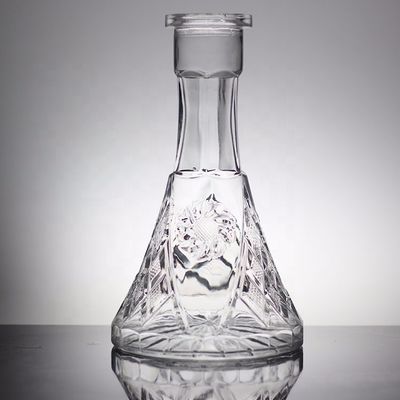 Bouteille en verre de parfum de fantaisie Logo acceptable avec bouteille vide de forme personnalisée