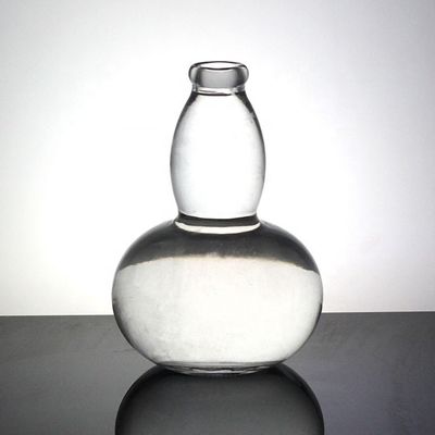 Bouteille en verre de parfum de fantaisie Logo acceptable avec bouteille vide de forme personnalisée