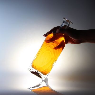 Bouteilles de vin en verre transparent en miniature avec bouteilles de verre en liège de 75 cl
