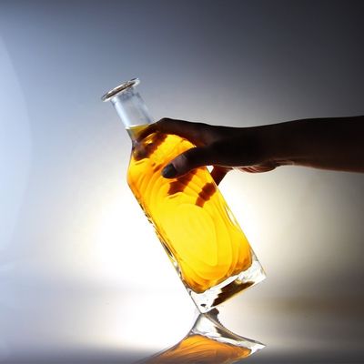 Bouteilles de vin en verre transparent en miniature avec bouteilles de verre en liège de 75 cl