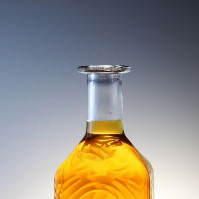 Bouteilles de vin en verre transparent en miniature avec bouteilles de verre en liège de 75 cl